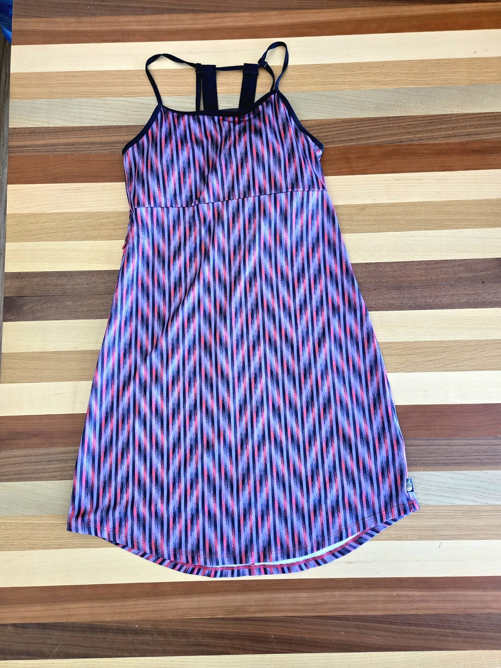 The North Face Exposure Pink and Blue Active Dress Size S/P